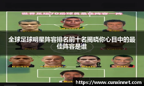 全球足球明星阵容排名前十名揭晓你心目中的最佳阵容是谁