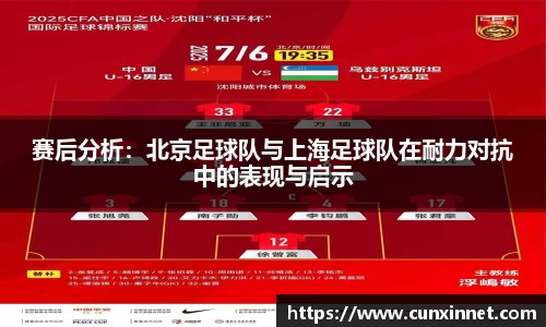 赛后分析：北京足球队与上海足球队在耐力对抗中的表现与启示